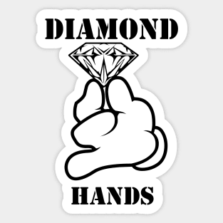 diamond hands Sticker